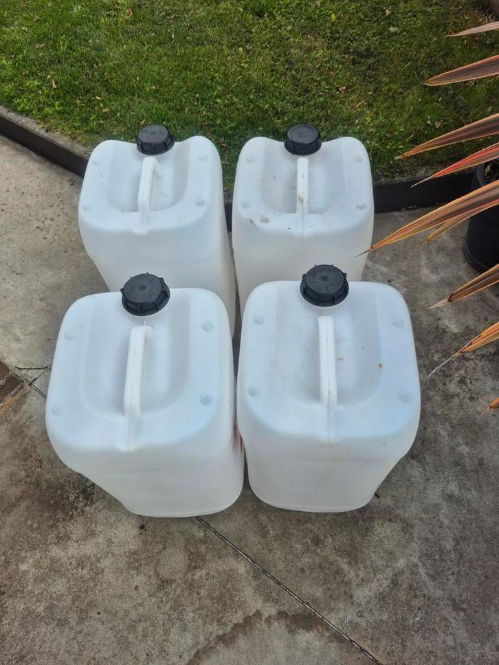 Halfdoorzichtige bidons 35 liter, Caravanes & Camping, Accessoires de camping, Enlèvement