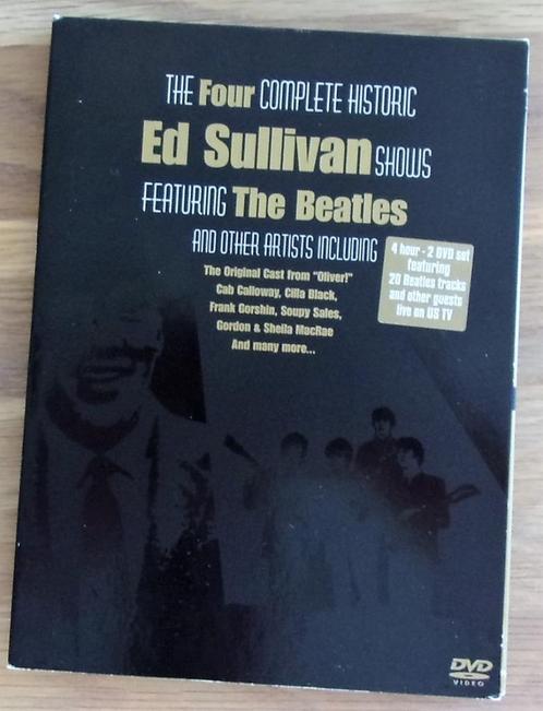 THE BEATLES The 4 Complete Historic Ed Sullivan Shows 2DVD, Cd's en Dvd's, Dvd's | Muziek en Concerten, Zo goed als nieuw, Muziek en Concerten