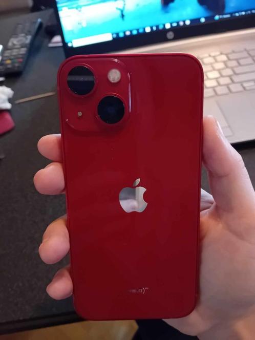 Iphone 13 mini red à vendre, Télécoms, Téléphonie mobile | Apple iPhone, Comme neuf, 128 GB, iPhone 13 mini, Rouge, Enlèvement