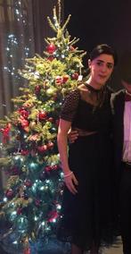 Sandro Paris zwarte kanten jurk, EU40 – als nieuw, Kleding | Dames, Maat 38/40 (M), Verzenden, Zwart, Sandro