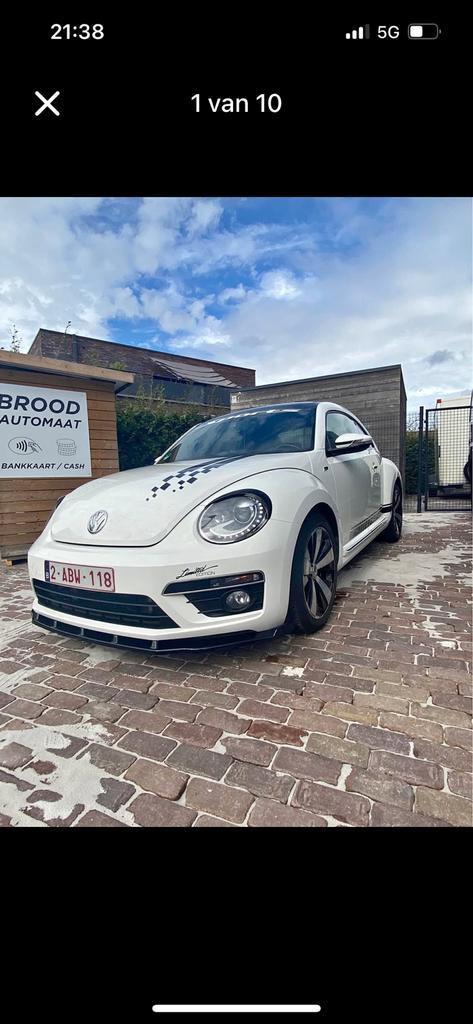 VW Beetle R-line, Auto's, Volkswagen, Particulier, Beetle (Kever), Apple Carplay, Benzine, 3 deurs, Automaat, Wit, Voorwielaandrijving