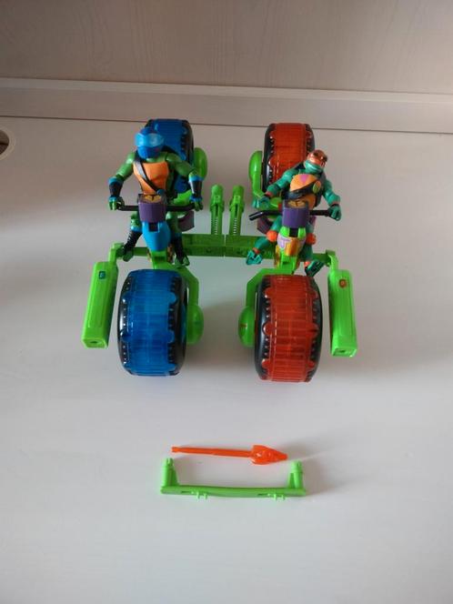 Rise of the Ninja Turtles motoren, Kinderen en Baby's, Speelgoed | Actiefiguren, Zo goed als nieuw, Ophalen of Verzenden