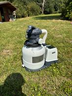 Piscine intex ronde avec pompe à sable et accessoirs, Jardin & Terrasse, Piscines, 300 cm ou plus, Rond, Enlèvement, Utilisé