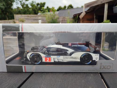 Porsche 919 Hybrid 1/18 IXO #2, Hobby en Vrije tijd, Modelauto's | 1:18, Zo goed als nieuw, Auto, Overige merken, Ophalen of Verzenden