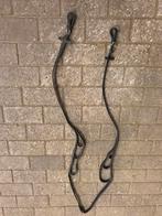 Zwarte leren teugels met lussen, Dieren en Toebehoren, Ophalen, Zo goed als nieuw