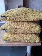 3 gele sierkussens, Ophalen, Zo goed als nieuw, Geel, Vierkant