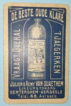 Carte à jouer Aerseele—Distillateurs Van Quathem, tél.68_122, Enlèvement ou Envoi, Utilisé, Carte(s) à jouer