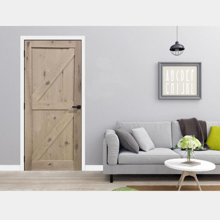 Eiken binnendeur | deur | binnendeur | barndeur | eiken deur, Doe-het-zelf en Bouw, Deuren en Vliegenramen, Nieuw, Binnendeur
