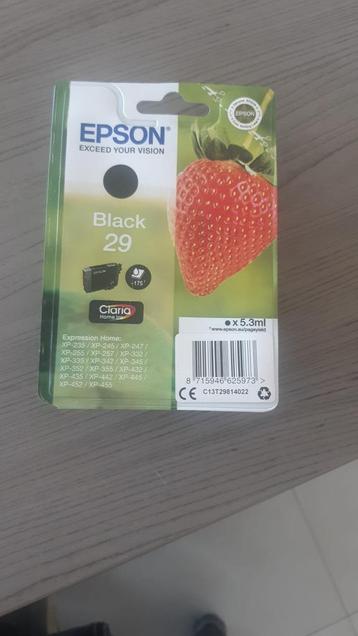 Inktcartridge Epson zwart 29, Enlèvement, Neuf, Cartridge, EPSON