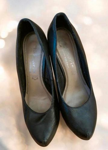 ✨️TAMARIS Leren Zwarte Pumps - Maat 37 - goede staat✨️ beschikbaar voor biedingen