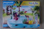 Playmobil Family Fun 70610 zwembad met watersplash, Kinderen en Baby's, Ophalen of Verzenden, Nieuw, Complete set