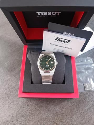 Tissot prx powermatic 80 groen beschikbaar voor biedingen