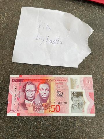 Jamaica 50 dollar unc! beschikbaar voor biedingen