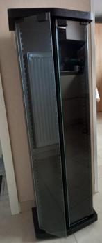 CD-rek met glazen deurtjes, Maison & Meubles, Accessoires pour la Maison | Étagères pour CD & DVD, Comme neuf, Enlèvement, 75 à 150 disques