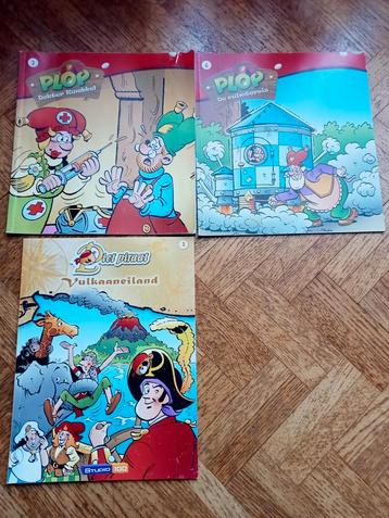 2 dunne boekjes kabouter Plop en een dun boekje Piet piraat  beschikbaar voor biedingen