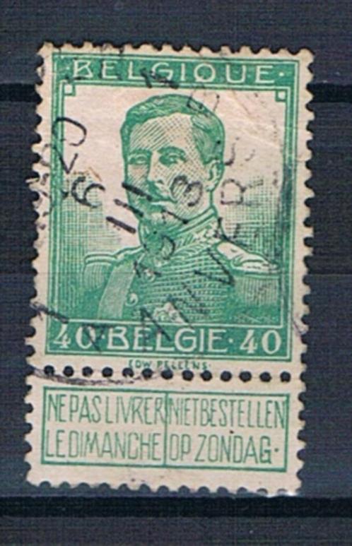 OCB 114 gestempeld, Postzegels en Munten, Postzegels | Europa | België, Gestempeld, Overig, Staatshoofden, Gestempeld, Ophalen of Verzenden