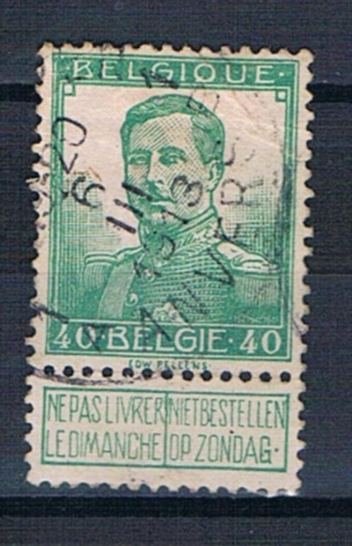 Estampillé COB 114, Timbres & Monnaies, Timbres | Europe | Belgique, Affranchi, Autre, Chefs d'Etat, Enlèvement ou Envoi