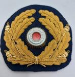 Casquette à visière Kriegsmarine allemande WW2 Cocarde (2), Enlèvement ou Envoi, Marine, Emblème ou Badge