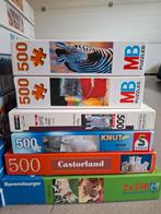 Diverse puzzels 500 stukken, Ophalen, 500 t/m 1500 stukjes, Zo goed als nieuw, Legpuzzel