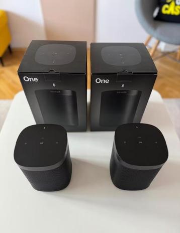 Sonos One Zwart x2 beschikbaar voor biedingen
