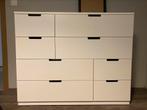 IKEA NORDLI Ladekast 8 lades, wit, (120x99 cm) - Hoegaarden, Comme neuf, Enlèvement
