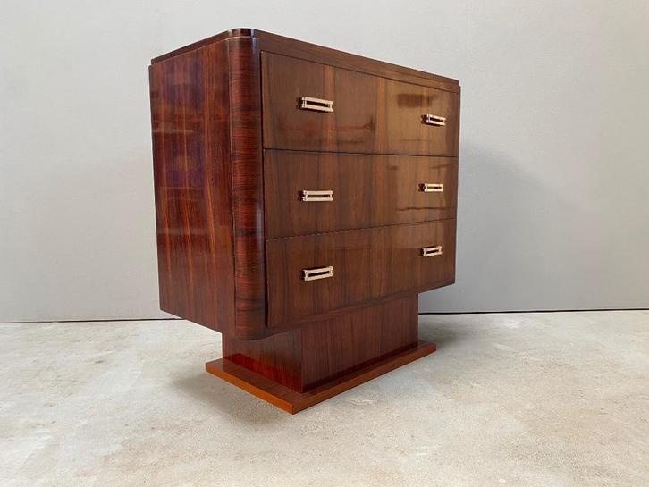 Commode Art Deco, Huis en Inrichting, Kasten | Ladekasten, Zo goed als nieuw, Minder dan 100 cm, 50 tot 100 cm, 25 tot 50 cm, Overige houtsoorten