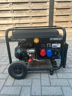Hyundai stroomgroep 230/400V 8000W 10kvA, Doe-het-zelf en Bouw, Aggregaten, Ophalen, Zo goed als nieuw