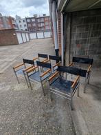 6 chaises tubulaires vintage, Maison & Meubles, Enlèvement