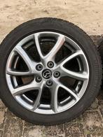 17 inch velgen voor Mazda 3 met Bridgestone winterbanden, Auto-onderdelen, Banden en Velgen, Ophalen, Velg(en), 17 inch, Winterbanden