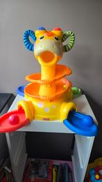 Fisher price giraf + 3 ballen, Ophalen of Verzenden, Gebruikt, Overige typen, Met geluid