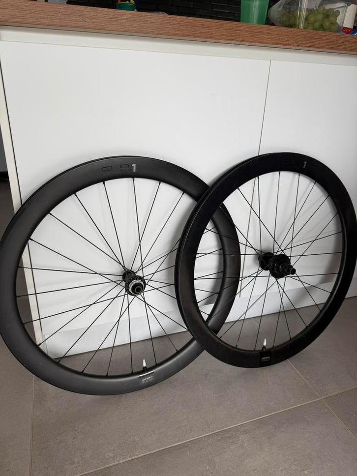 Giant SLR1 50 carbon wielen, Fietsen en Brommers, Fietsonderdelen, Gebruikt, Racefiets, Wiel, Ophalen