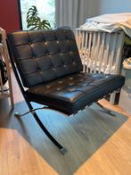 Barcelona Chair, Ophalen, Zwart, Zo goed als nieuw, Leer