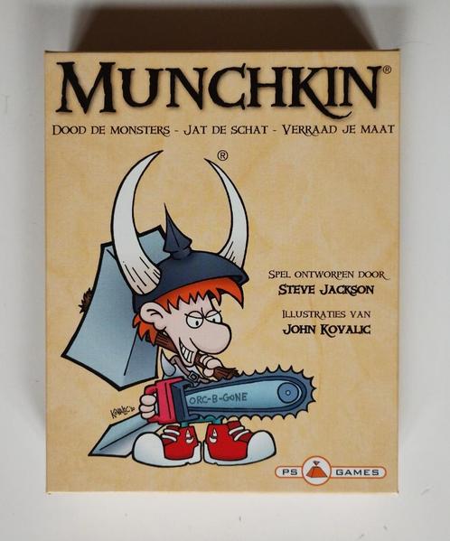 Munchkin, Nederlandse versie in kleur. Volledig in prima sta, Hobby en Vrije tijd, Gezelschapsspellen | Kaartspellen, Zo goed als nieuw