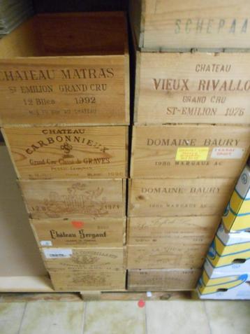LOT HOUTEN WIJN  KISTEN FRANKRIJK beschikbaar voor biedingen