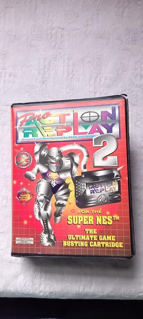 Pro action replay 2 cartridge 1991 CIB, Games en Spelcomputers, Games | Nintendo Super NES, Ophalen of Verzenden
