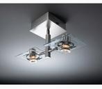 6 stuks dubbele spot GU10 Ikea Fuga in goede staat, Maison & Meubles, Lampes | Spots, Comme neuf, Enlèvement, Verre