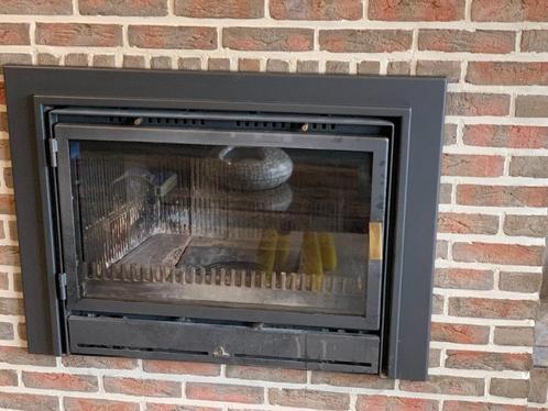 open haard - hout kachel, Huis en Inrichting, Haarden, Gebruikt, Houthaard, Ophalen