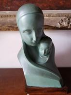 Art déco borstbeeld moeder en kind van Jan Anteunis, Enlèvement