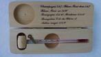 wijn thermometer nieuw in houten doosje lengte 13,5 cm, Ophalen of Verzenden, Nieuw, Los bestek