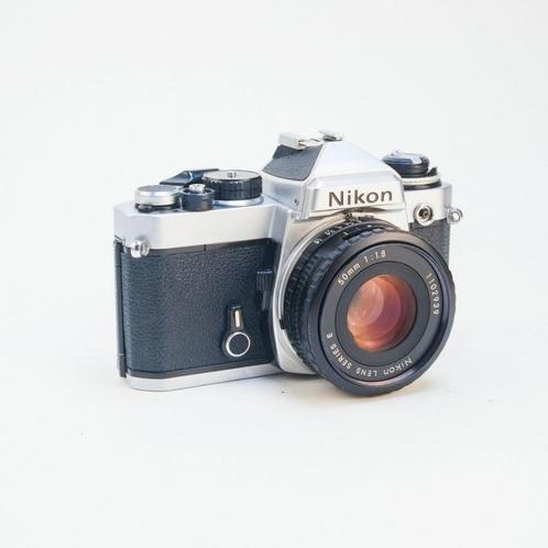 Nikon FE /w 50mm f1.8 E-series [35mm kit], Audio, Tv en Foto, Fotocamera's Analoog, Verzenden
