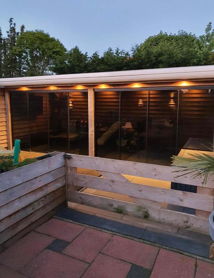 GLAZEN SCHUIFWANDEN INCLUSIEF MONTAGE‼️ Slot, Tuin en Terras, Overkappingen, Nieuw, Ophalen of Verzenden