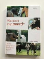 L. Bayley - Wat denkt mijn paard?, Livres, Animaux & Animaux domestiques, Enlèvement ou Envoi, L. Bayley, Chevaux ou Poneys, Comme neuf