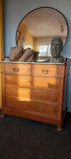 volhouten commode met marmerblad.  Jaren 30. In goede staat, Ophalen of Verzenden