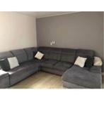 grijze zetel, Huis en Inrichting, Ophalen, Gebruikt, Overige maten, Hoekbank