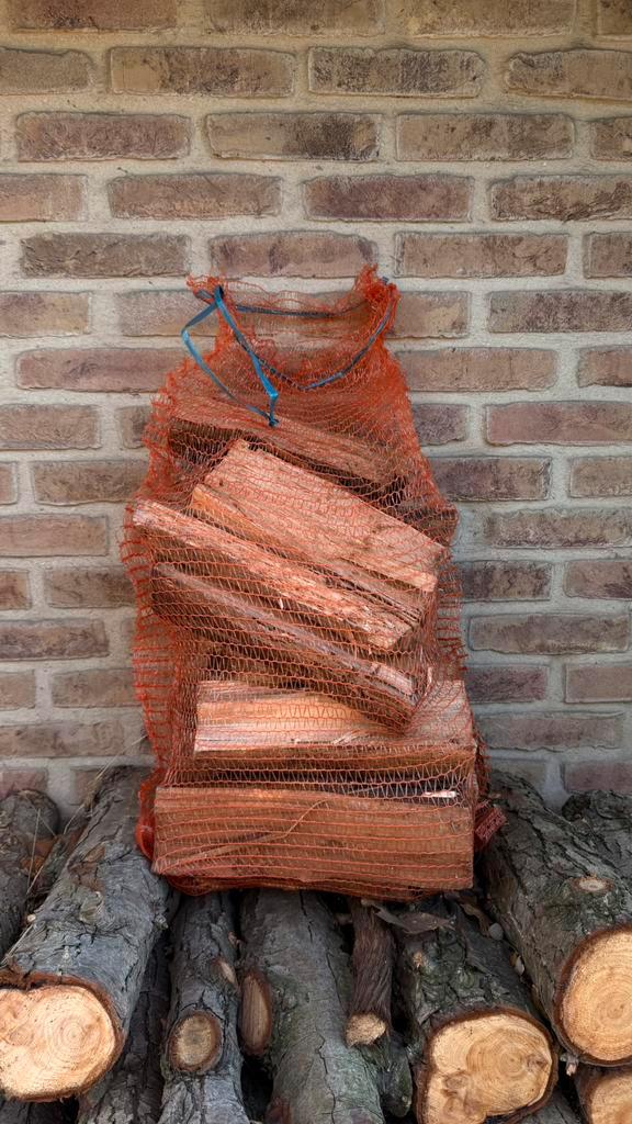 Brandhout in netzakken – droog & klaar voor gebruik, Tuin en Terras, Brandhout, Blokken, Ophalen