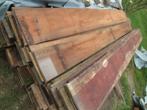 +- 60 m2 de planches minces en bois exotique -Padouk,Iroko,., Bricolage & Construction, 300 cm ou plus, Comme neuf, Planche, Autres essences de bois