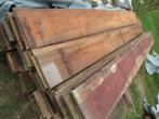 +- 60 m2 de planches minces en bois exotique -Padouk,Iroko,., Bricolage & Construction, Bois & Planches, 300 cm ou plus, Comme neuf