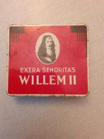 Boîte en fer blanc de cigares Willem II, Boite à tabac ou Emballage, Utilisé, Enlèvement ou Envoi