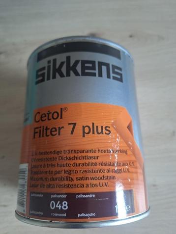 Sikkens filter 7 plus 1l palissandre beschikbaar voor biedingen