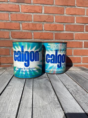 Retro Calgon blikken dozen beschikbaar voor biedingen